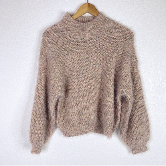 Joie Pink Markita Eyelash Knit Pullover Sweater - Picture 3 of 10